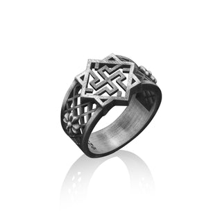 Valkyrie Norse Mythology Handmade Sterling Silver Men Ring, Varangian Silver Men Jewelry, Minimalist Ring, Wedding Ring, Anniversary Gift