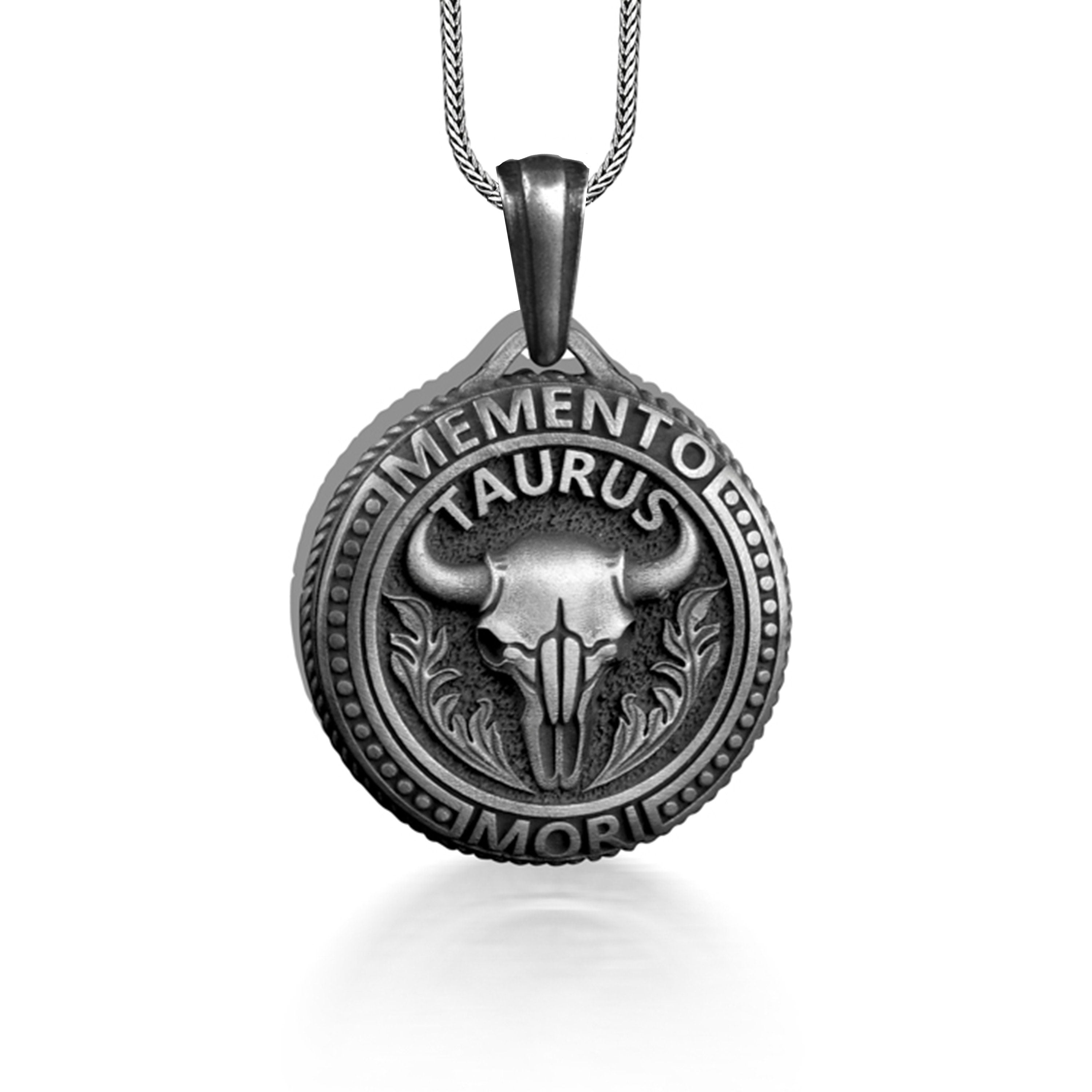 Taurus on sale coin necklace