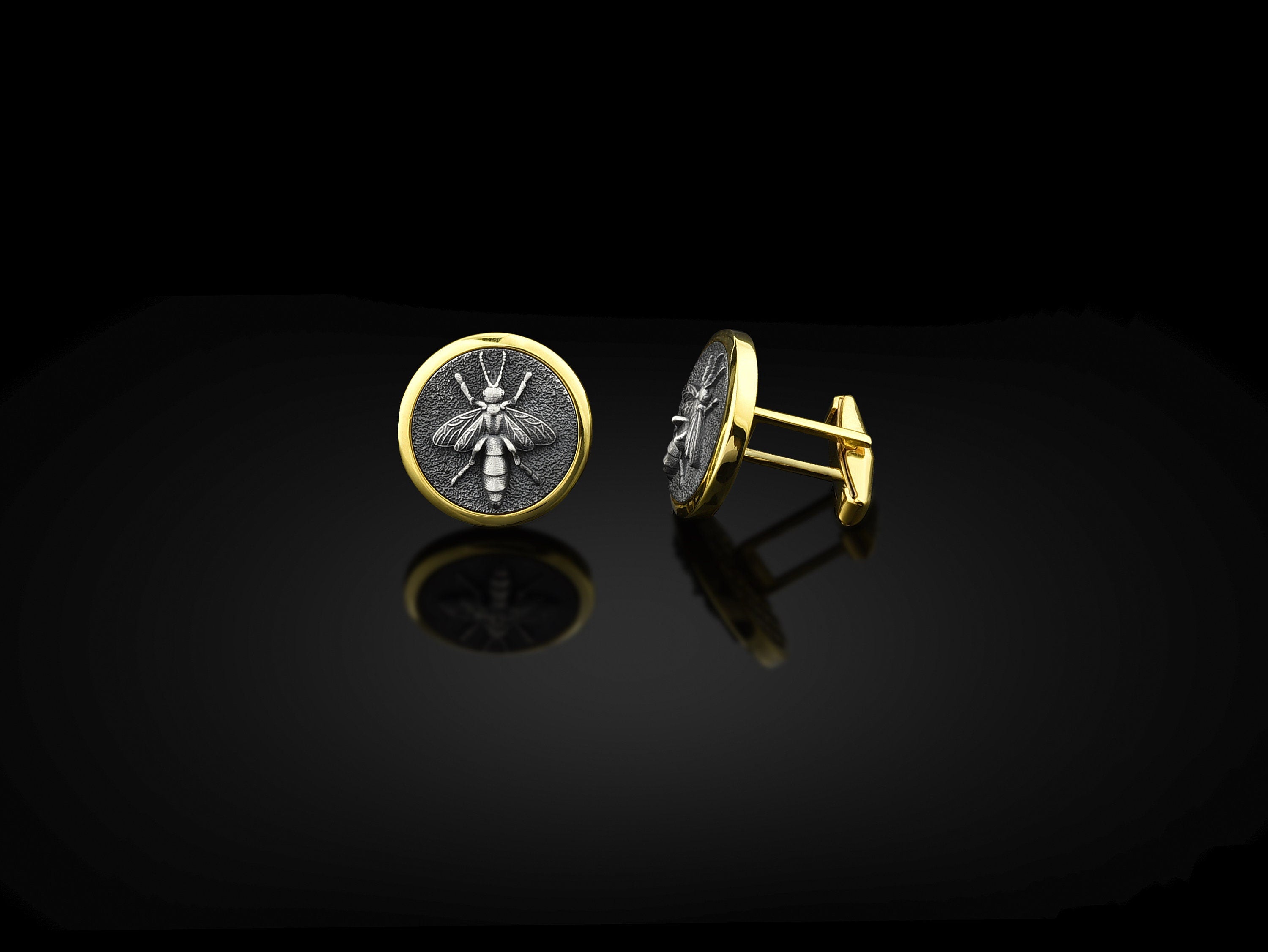 2021 sale Elite Men's Bee Cufflinks