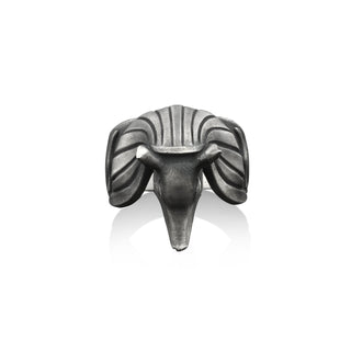 Anubis 925 Silver Mythology Ring, Sterling Silver Anubis And Eye Of Ra Jewelry, Ancient Egypt Goddess, Minimalist Ring, Memorial Gift