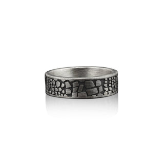 Fashionable handmade band ring for men in silver, Elegant man wedding bands ring, Stylish men wedding band, Fashionable statement men ring
