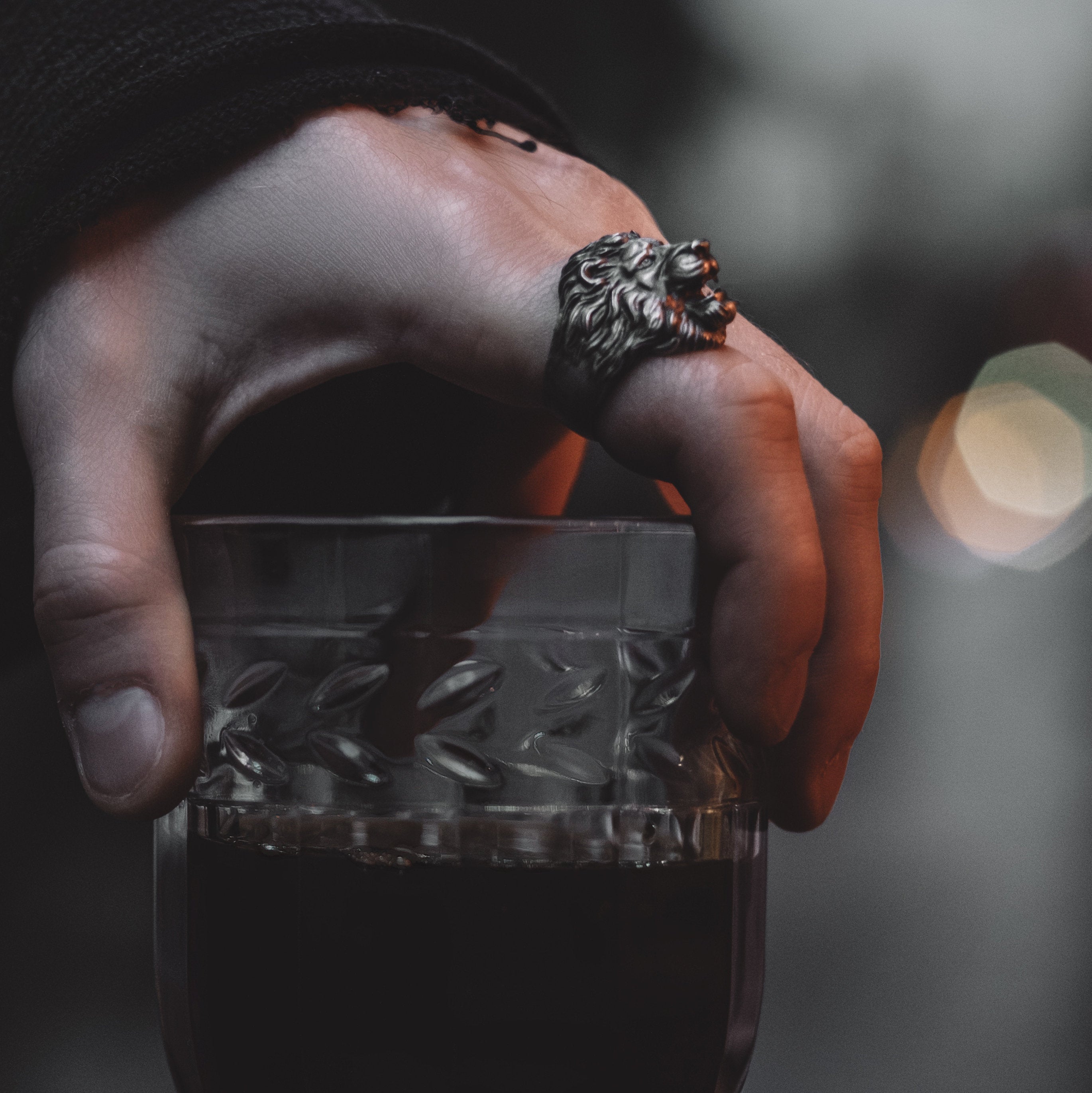 Men Silver Lion Ring, Men Lion Head Ring, Signet Silver Lion Ring, Mens Oxidized Ring, Men African Jewelry, hot Zodiac Lion Rings, Men Gift Ring