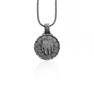 Mens Wolf Head Pendant, Silver  Wolf Paw Pendant, Silver Scandinavian Jewelry, Viking Wolf Pendant, Wolf Paw Men Necklace, Oxidized Men Gİft