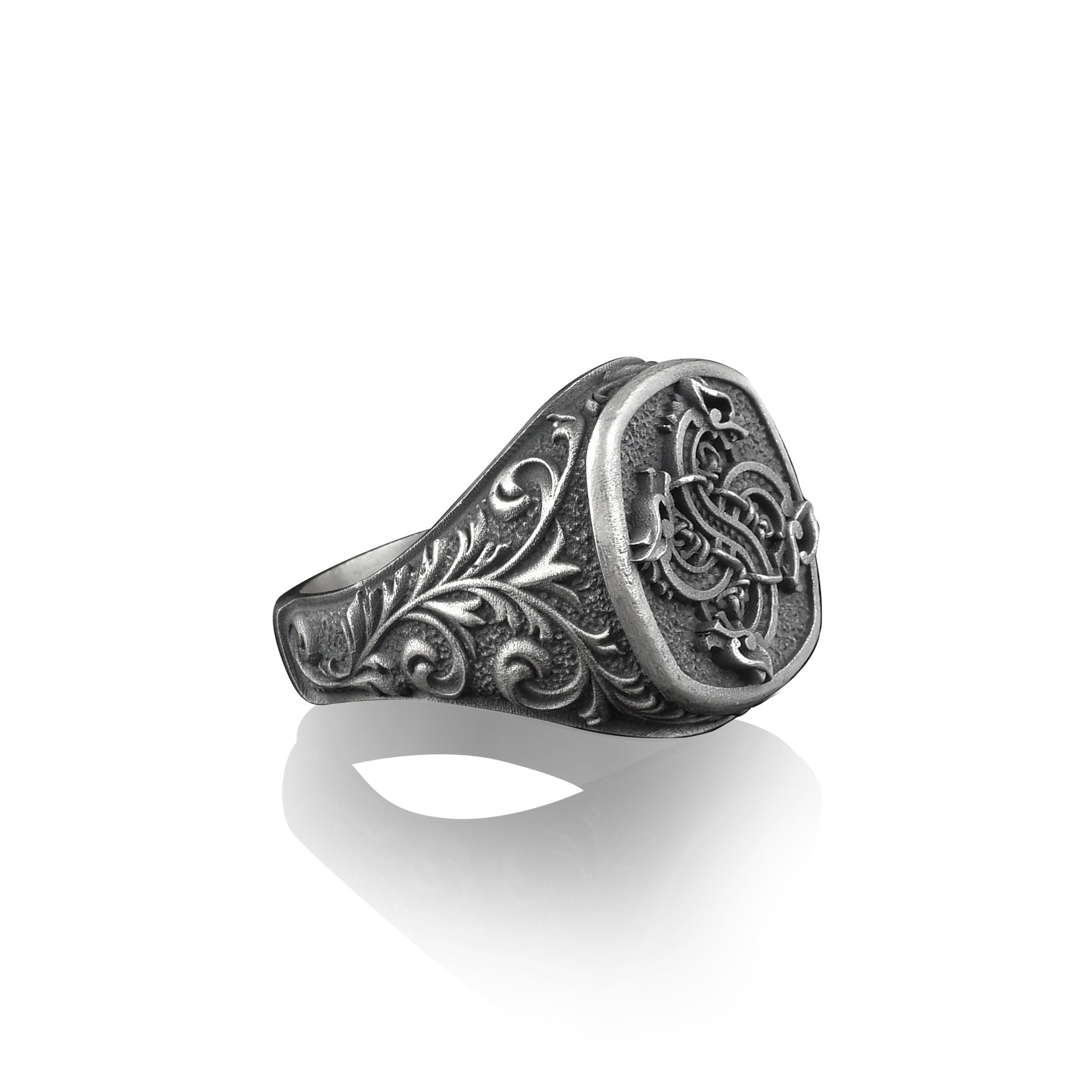 Scandinavian on sale silver rings