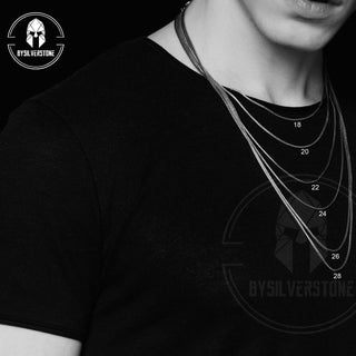 Winged dragon with sword necklace for men in silver, Unique dragon pendant, Gemstone men necklace, Dragon charm necklace, Mythology men gift