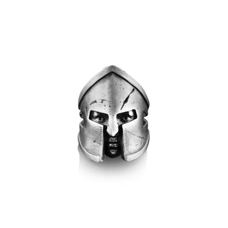 Spartan Broken Helmet Ring, Warrior Helmet Ring, Silver Spartan Ring, 300 Spartan Jewelry, Leonidas Gift Accessory, Spartan Warrior Ring