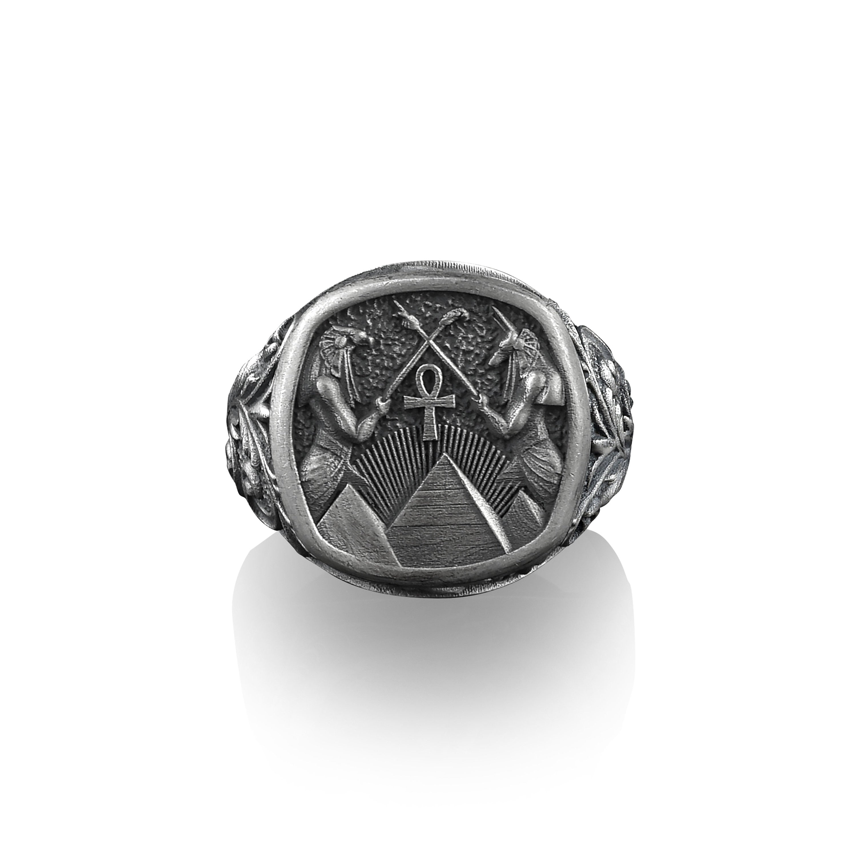 Egyptian on sale signet ring