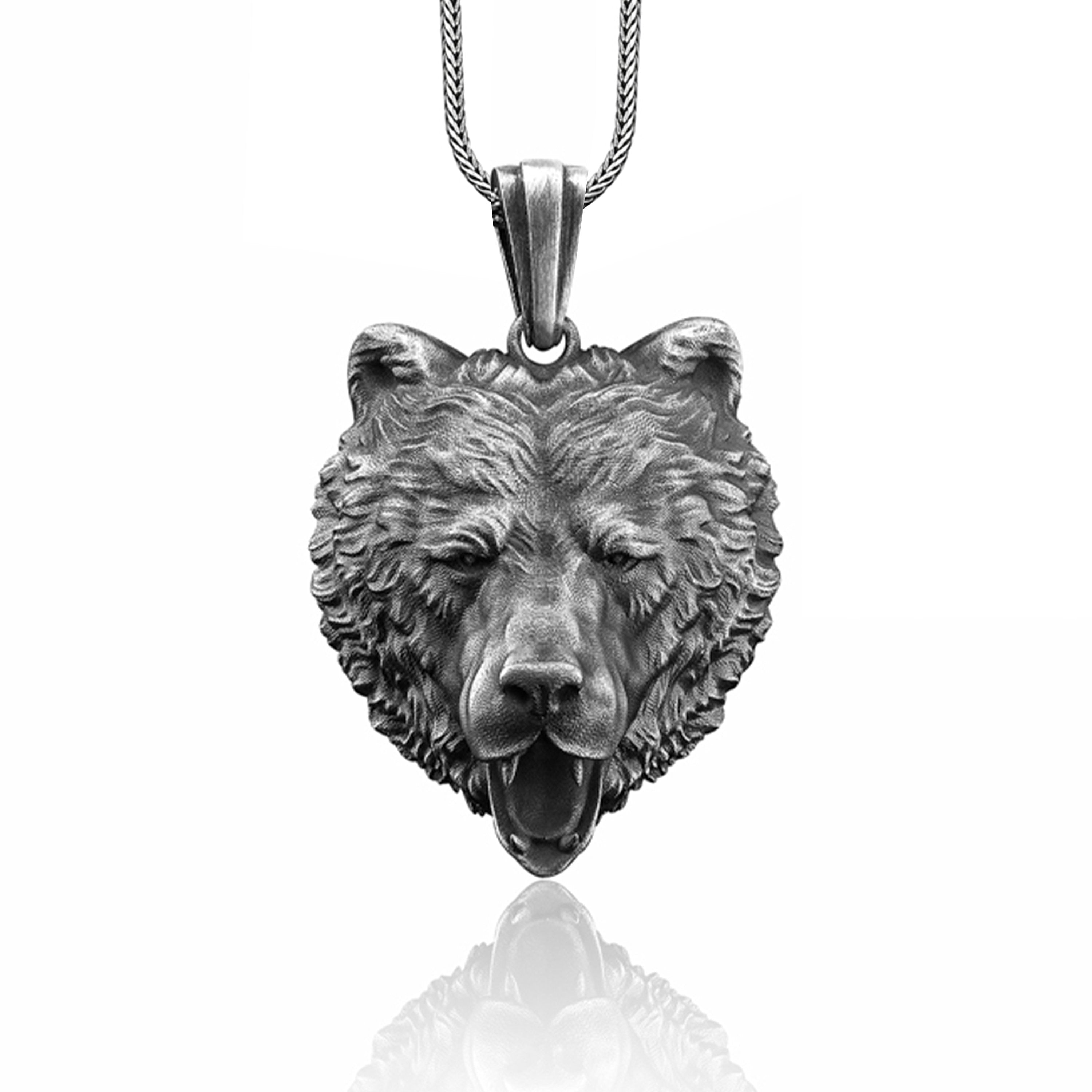 Mens deals bear pendant