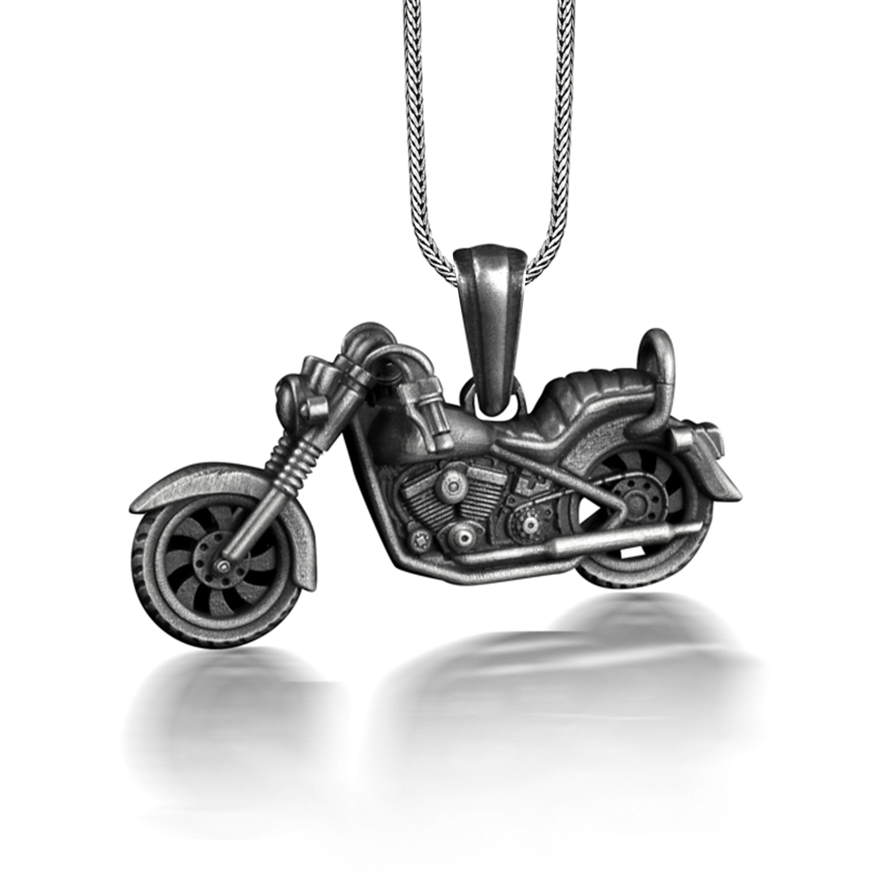 Harley davidson chain on sale necklace